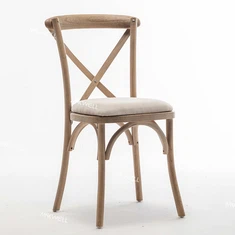 Sedie a croce di legno matrimonio